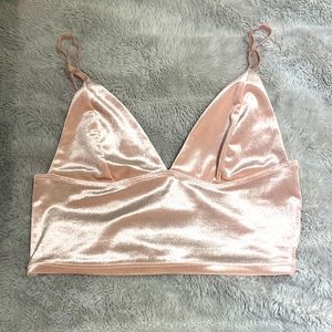 Velvet Bralette Top